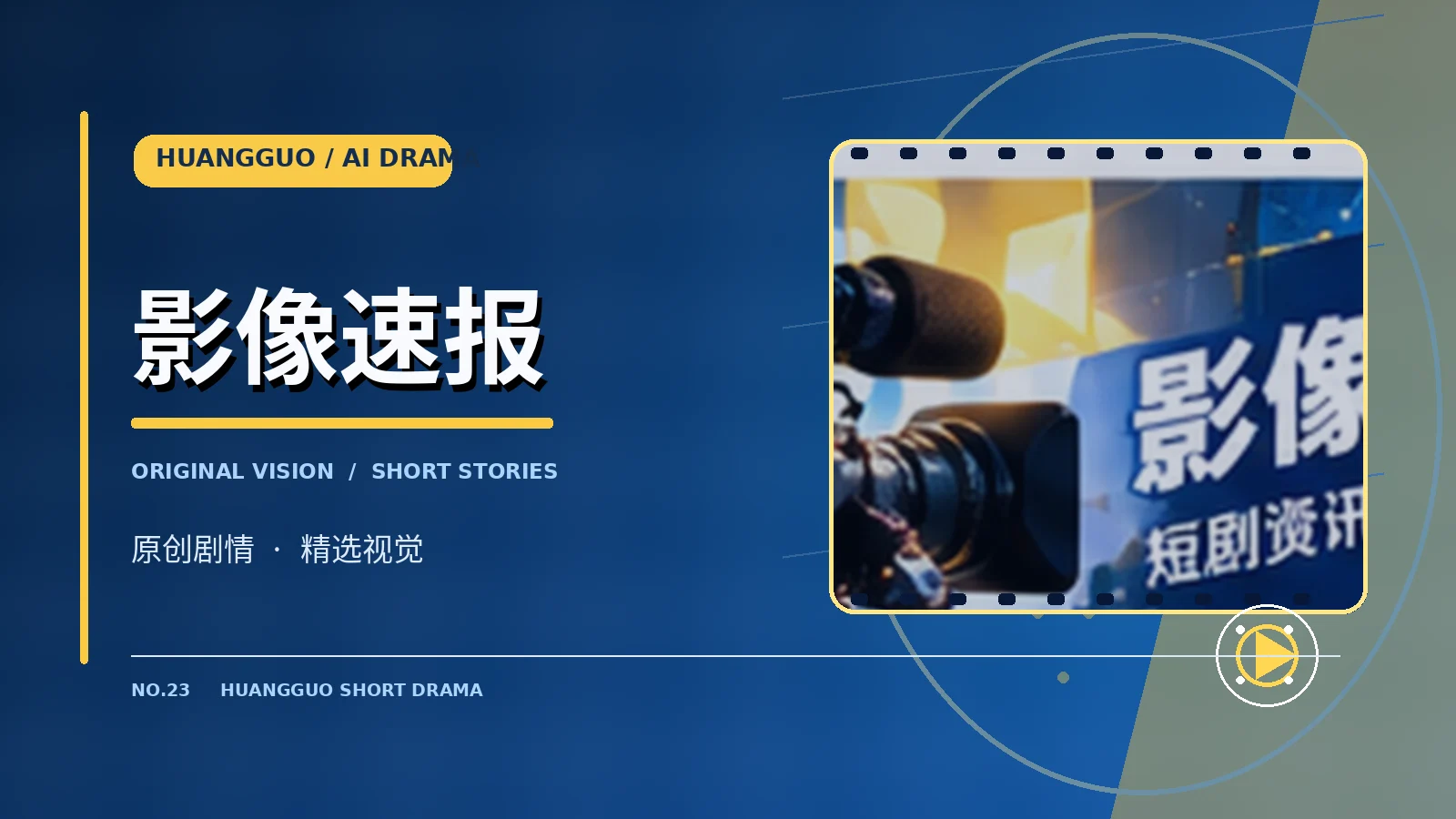 影像速报栏目视觉